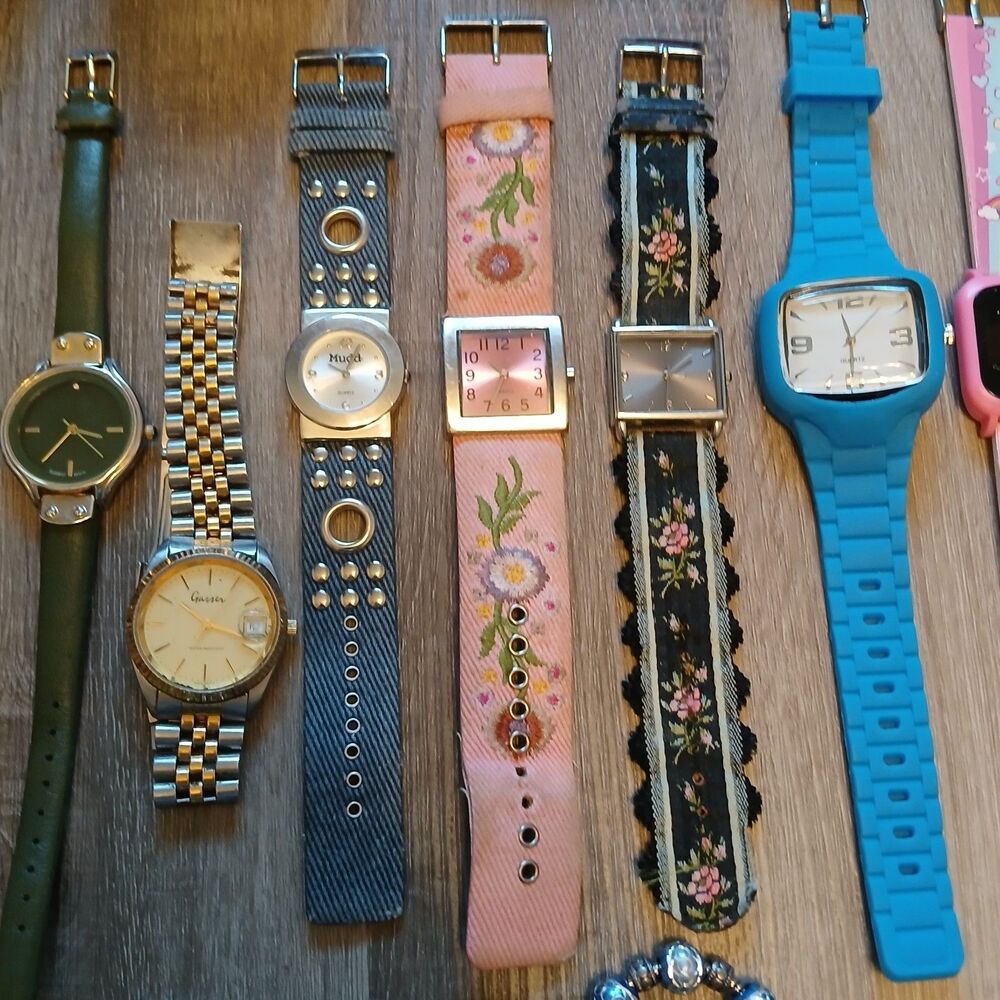 25+ Pc Watch Repair Lot VTech DX2 Timex Expedition Pulsar Art Steampunk Parts - Picture 6 of 10